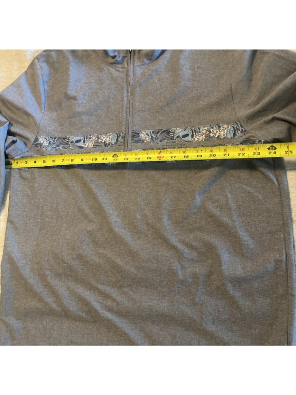 Travis Matthew Move Mountains Jacket Men's 1/4 Zip Gray Size XL - Picture 8 of 12
